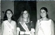 Reina y Damas de las Fiestas en 1970